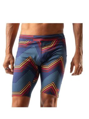 Rabbit Running Speedsters Shorts Half Tights Beacon Blue Speed Men's Size Small